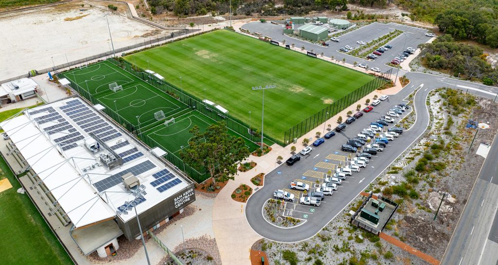 Sam Kerr Football Stadium carpark completed by Jackson Asphalt