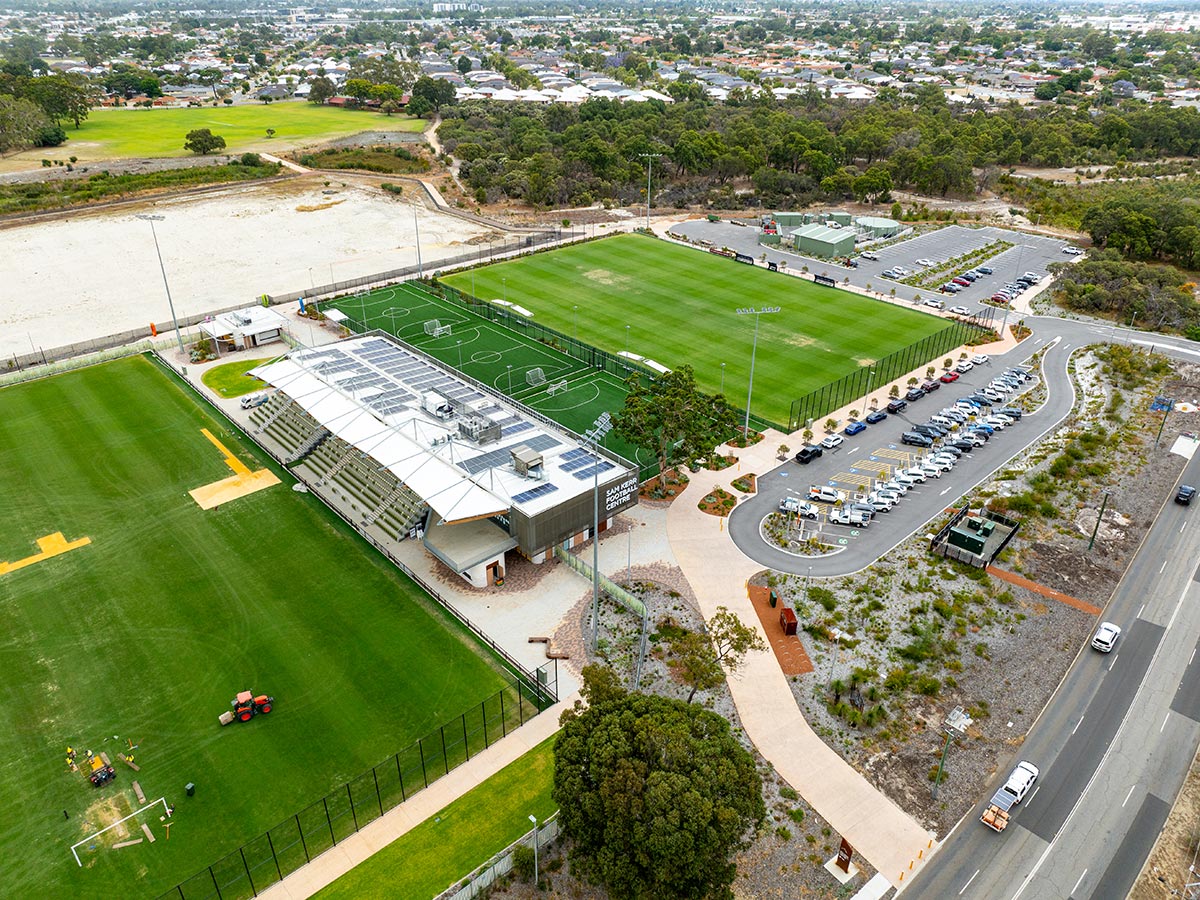 Sam Kerr Football Stadium carpark completed by Jackson Asphalt