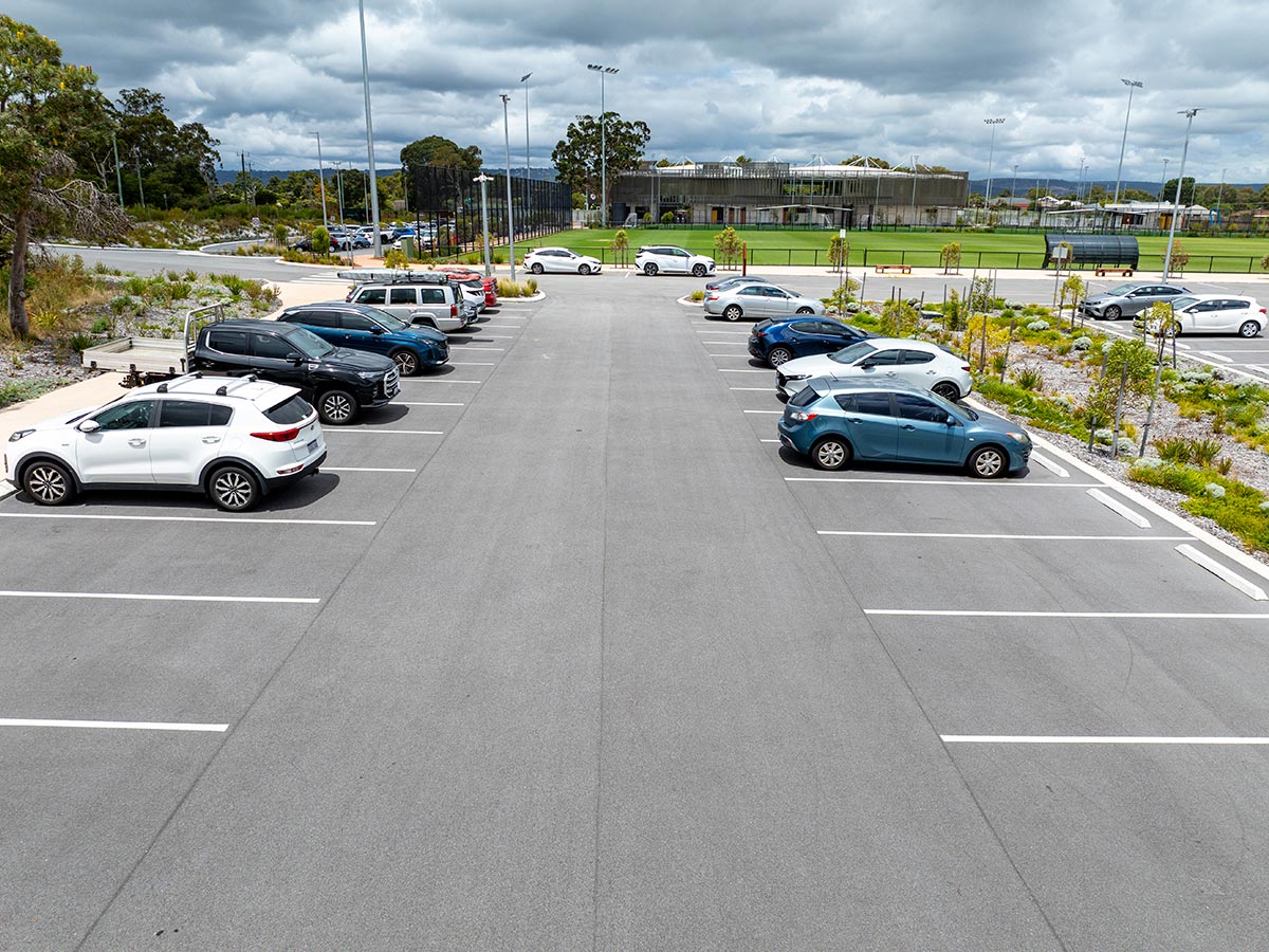 Sam Kerr Football Stadium carpark completed by Jackson Asphalt