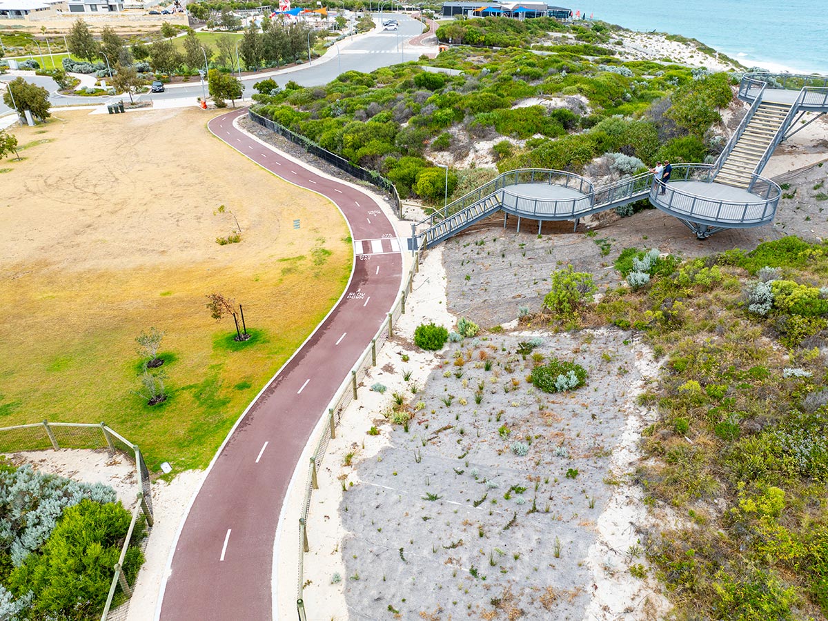 Eglinton principal shared path completed by Jackson Asphalt
