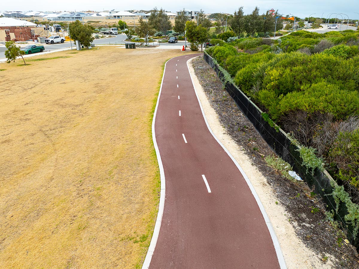 Eglinton principal shared path completed by Jackson Asphalt