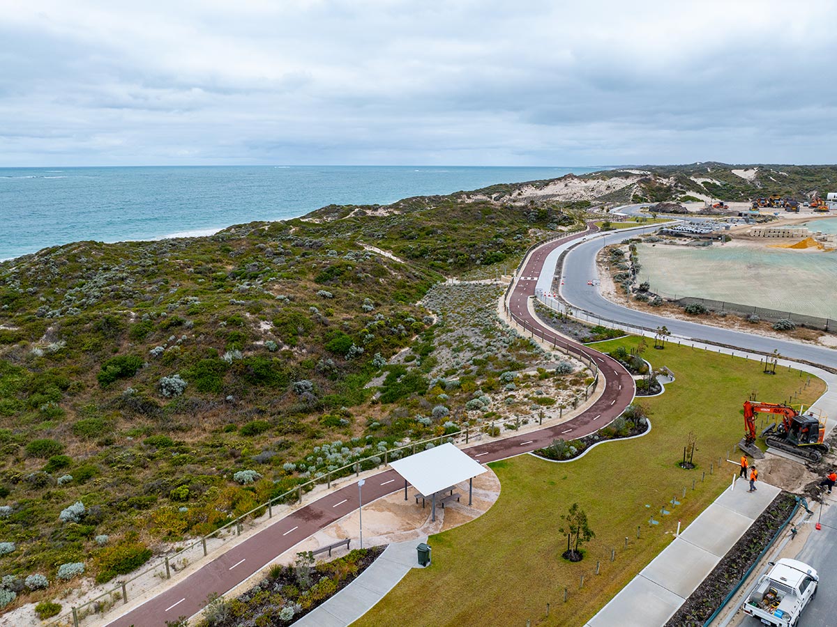 Eglinton principal shared path completed by Jackson Asphalt