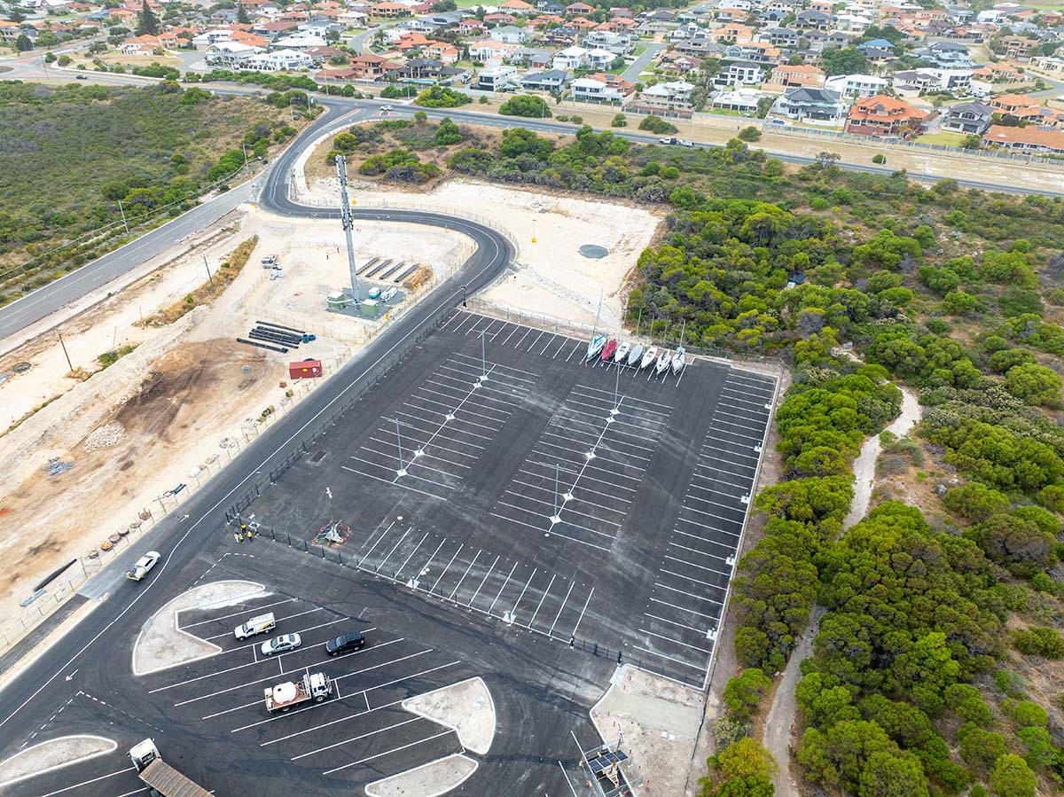 Ocean Reef Marina under construction by Jackson Asphalt