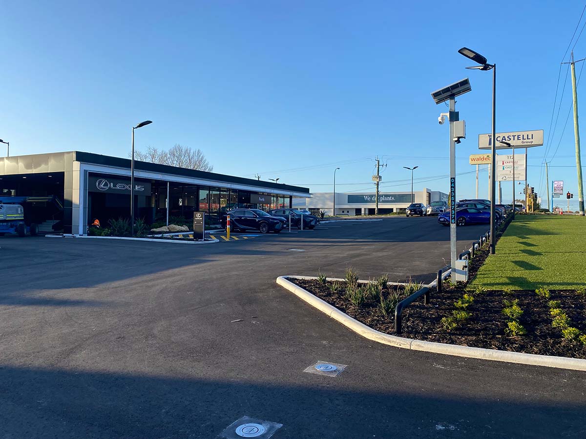 Jackson Asphalt recently completed works at the new Lexus Perth showroom in Myaree